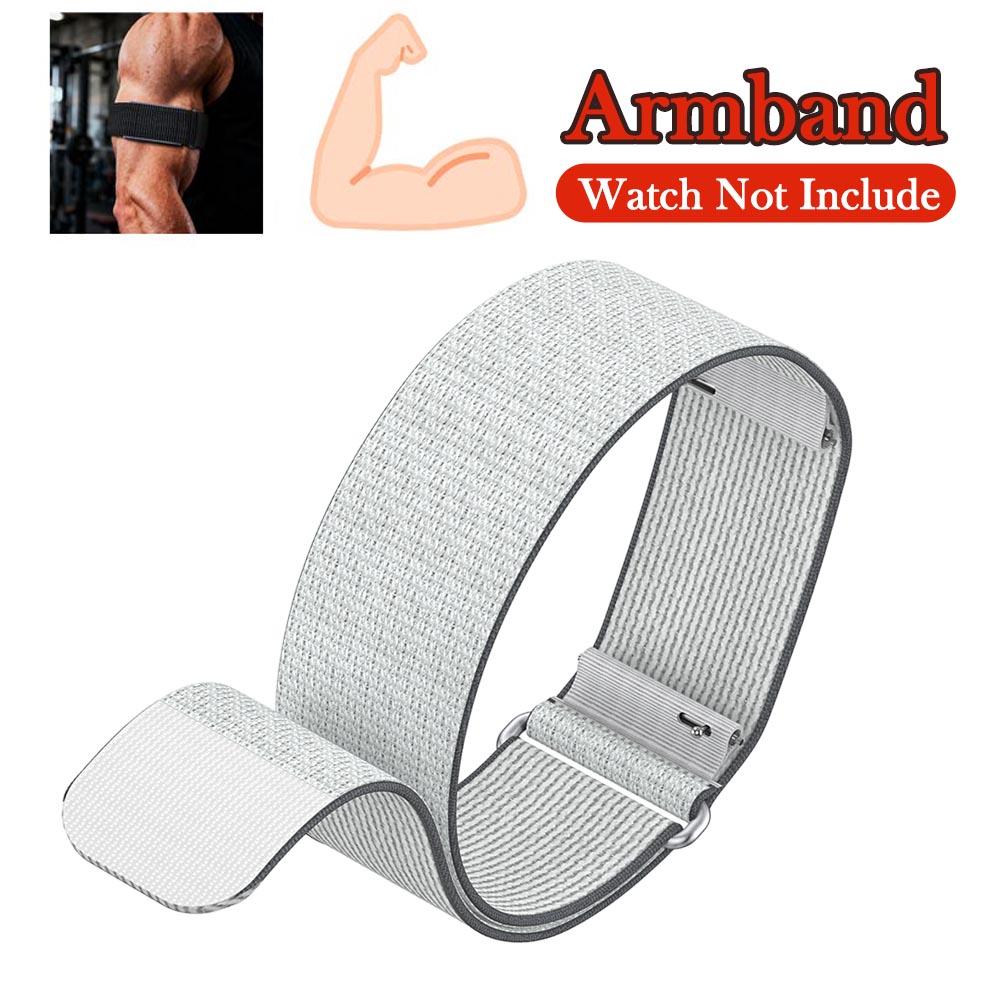 Kompatibel mit Amazfit Helio Handgelenk-/Armband Verstellbare Schlaufe Nylongeflecht Atmungsaktives Sportarmband Zubehör für Amazfit Helio