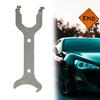 Adjustable Rear Shock Spanner Wrench Iron Construct Motorcycle Suspension Tuning Accessory Iron Spanner Wrench for Bikes