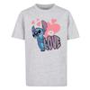 Lilo & Stitch Womens/Ladies Love Hearts T-Shirt