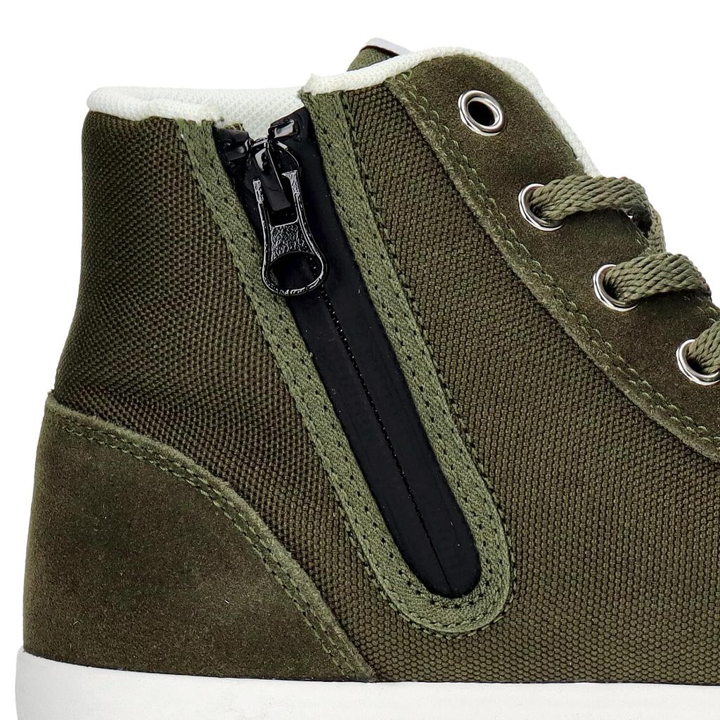 Admiral INOMER HI AD603 Size Sneakers, Unisex, Khaki, 24.0cm