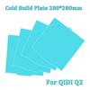Glacier Cold Build Plate For QIDI Q2 Q2 Combo 280*280mm Heat Bed High Viscosity Two Sided Printing 3D Printer Parts