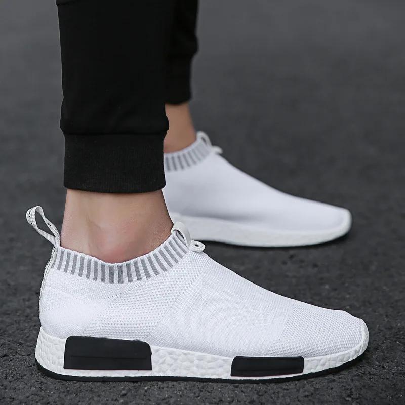 Mesh Men's Sneakers Sock Running Shoes for Men Super Light Breathable Men Outdoor Walking Shoes Man Tenis Masculino