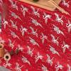 Chinese Style Handmade Silk Satin Fabric Cheongsam Stage Decorative Pillow Embroidered Tissue Paper Crane Pattern Dress Material