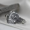 Vintage Flower Opening Rings for Women Anti Silver Color Aesthetic Floral Adjustable Rings Gift Daily Party Retro Jewelry