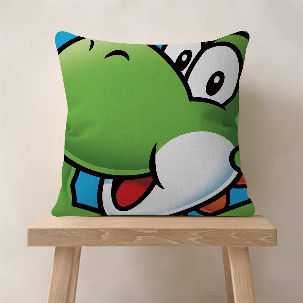 Super Cute Style M-MarioS Maple Design Cushion Cover Happy Autumn Harvest Decor Holiday Decorati Pillow Cover
