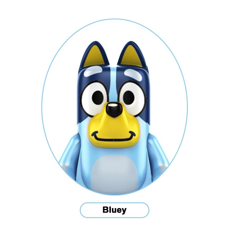 Bluey En Bingo Poppen Speelgoed Serie Coco Mackenzie Mia Rad Schattig Mini Deeltjes Gemonteerd Anime Karakter Kinderspeelgoed Cadeau