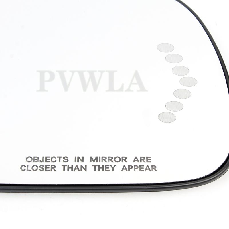 Beheizbare Spiegelgläser für die Beifahrerseite des Frontspiegels für Cadillac Escalade/EXT/ESV 2003 2004 2005 2006 Autozubehör