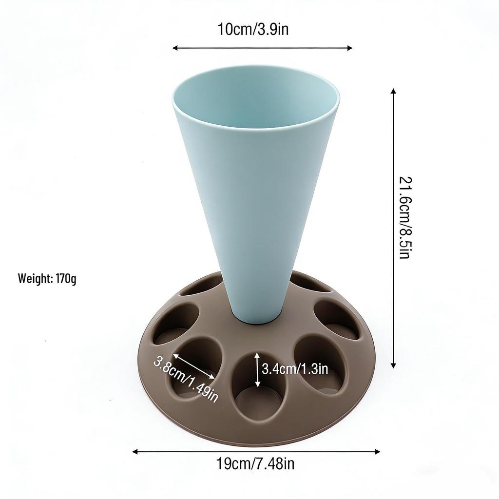 Ready Stock Piping Bag Stand for Kitchen Baking - Nozzle Holder & Cream Display Rack