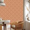 Geometric Orange and Peach Rhombus Wallpaper 50x1000