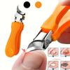 Heavy-Duty Professional Nail Clipper-for Thick&Hard Toenail,Large Opening Splash-Proof Design with Ergonomic Grip,Home&Salon Use