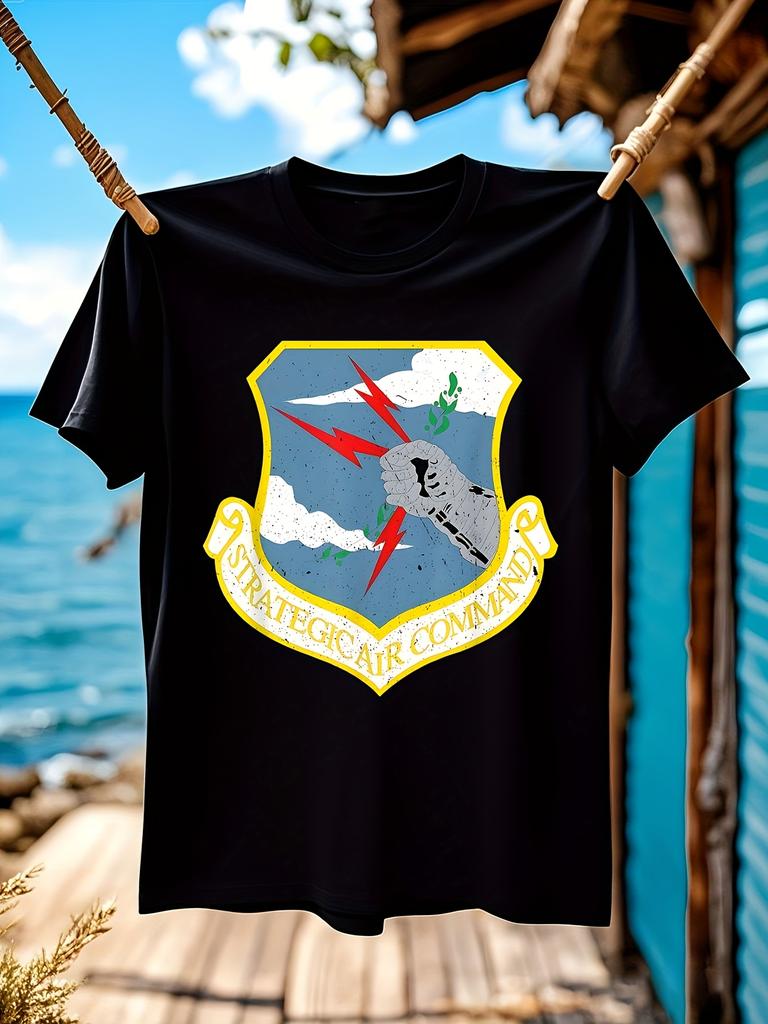 Vintage SAC Cold War Grunge T-shirt Strategic Air Command Graphic