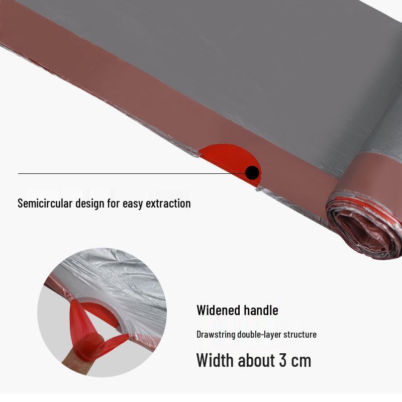 No-Tear Heavy-Duty Drawstring Trash Bags for Kitchen, Bathroom, and Living Room