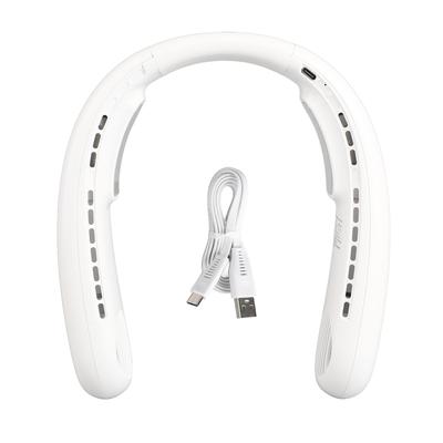 Hanging Neck Fans Portable Semiconductor Dual Cooling 3 Wind Speed Adjustable Mini USB Charging