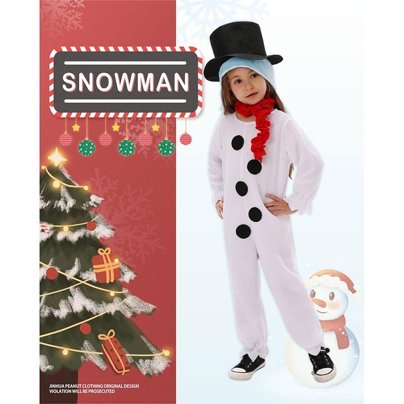 Frozen Snowman Olaf Cosplay Costume For Kids With Exquisite Workmanship**