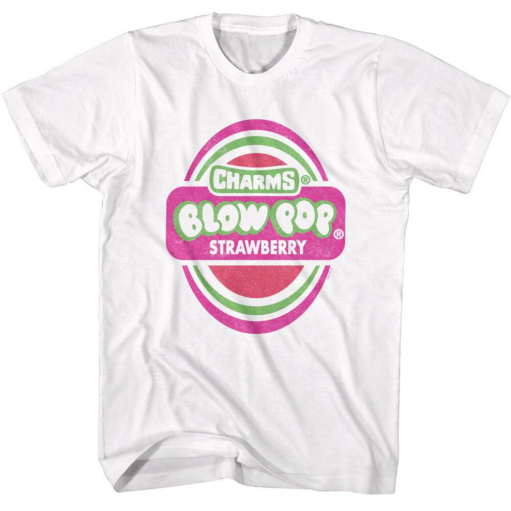 Tootsie Roll Candy Charms Strawberry Blow Pops Men T Shirt L
