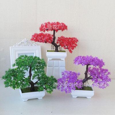 Small Artificial Potted Plant - Desktop Decoration Bonsai