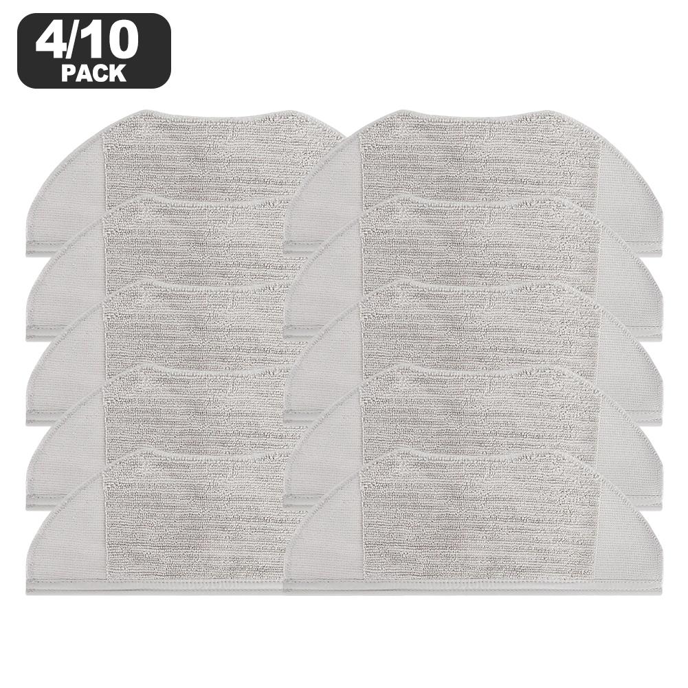 Replacement Mop Cloth Kit For Xiaomi Robot Vacuum S40 / OV81, Microfiber Cleaning Pad, 4/10 Pack