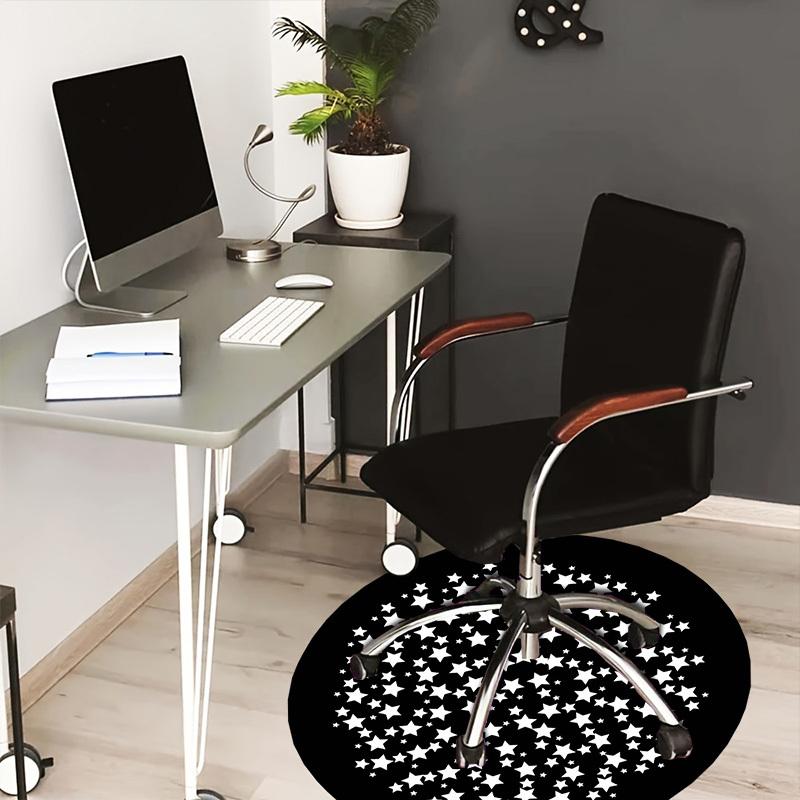 

1pc Office Carpet Chair Mats Starry Night Sky Perfect for Decorating Office Chairs, Living Rooms, Or Bedrooms 80cm