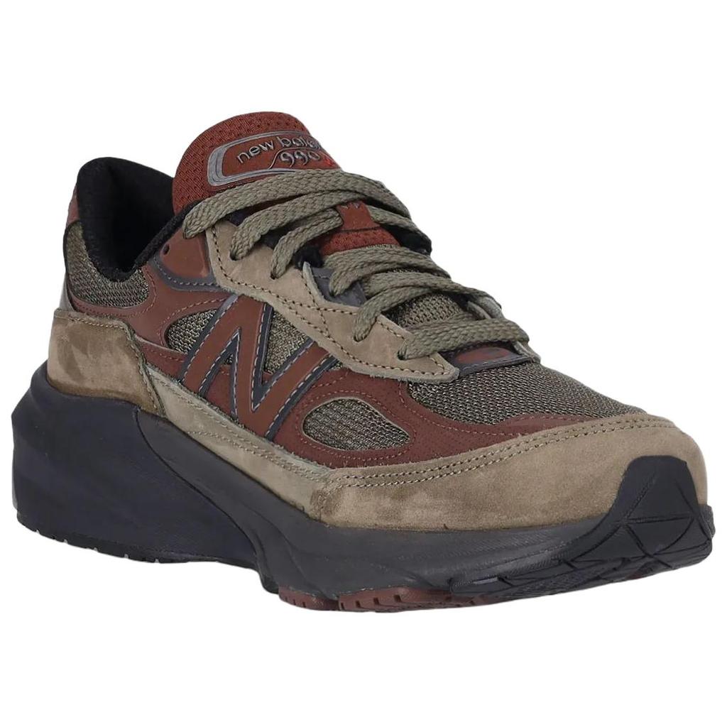 Teddy Santis x New Balance 990v6 Vyrobeno v USA Tmavé maskování Bohatý dub Unisex Tenisky Zelená Černá-Cementová U990CA6