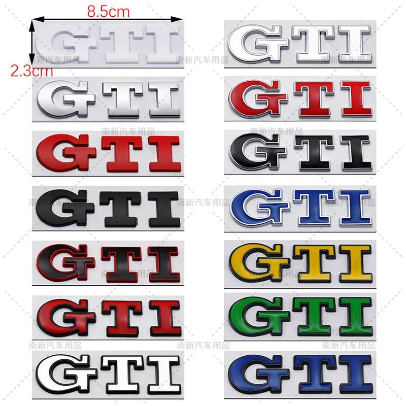 YKPSC1 3D Metal GTI Grill Emblem Badge Rear Trunk Decal Car Sticker for Volkswagen VW Golf 5 6 7 8 MK2 MK3 MK4 MK5 MK6 MK7 Accessories