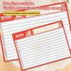 Pianificatore Annuale Calendario Giornaliero Annuale Lista Cose da Fare Programma Foglio Pianificatore 365 Giorni