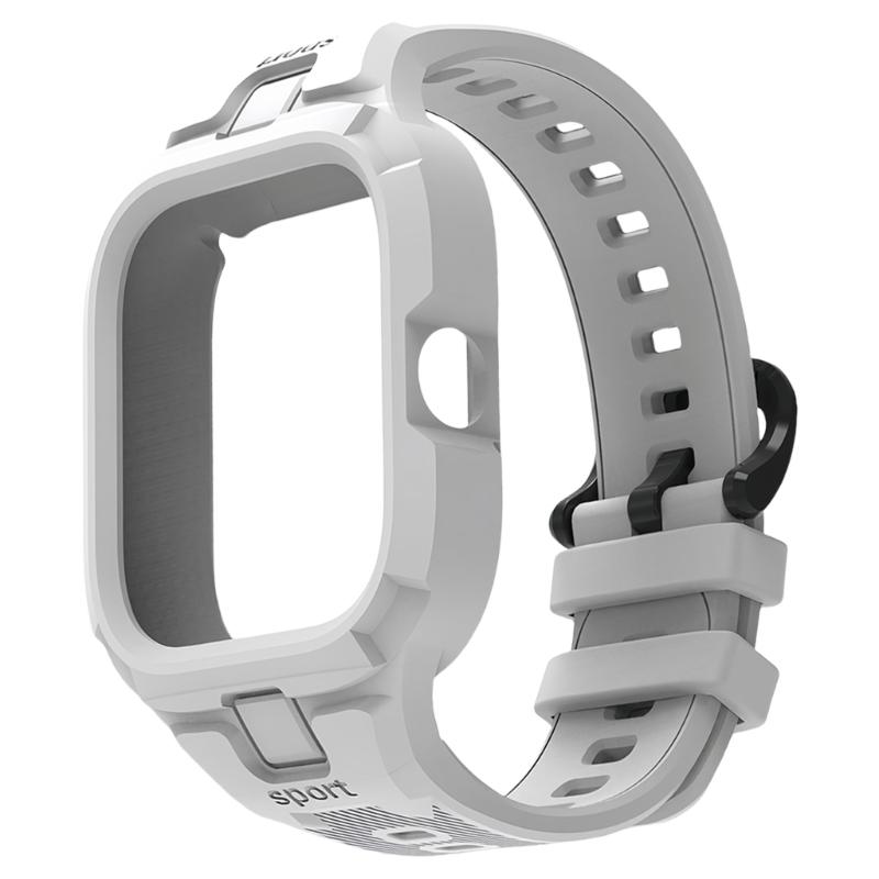 Upgrades Silicone Replacement Band Soft Adjustable Wrist Strap Comfortable Wristband Simple Installs for Watch 4