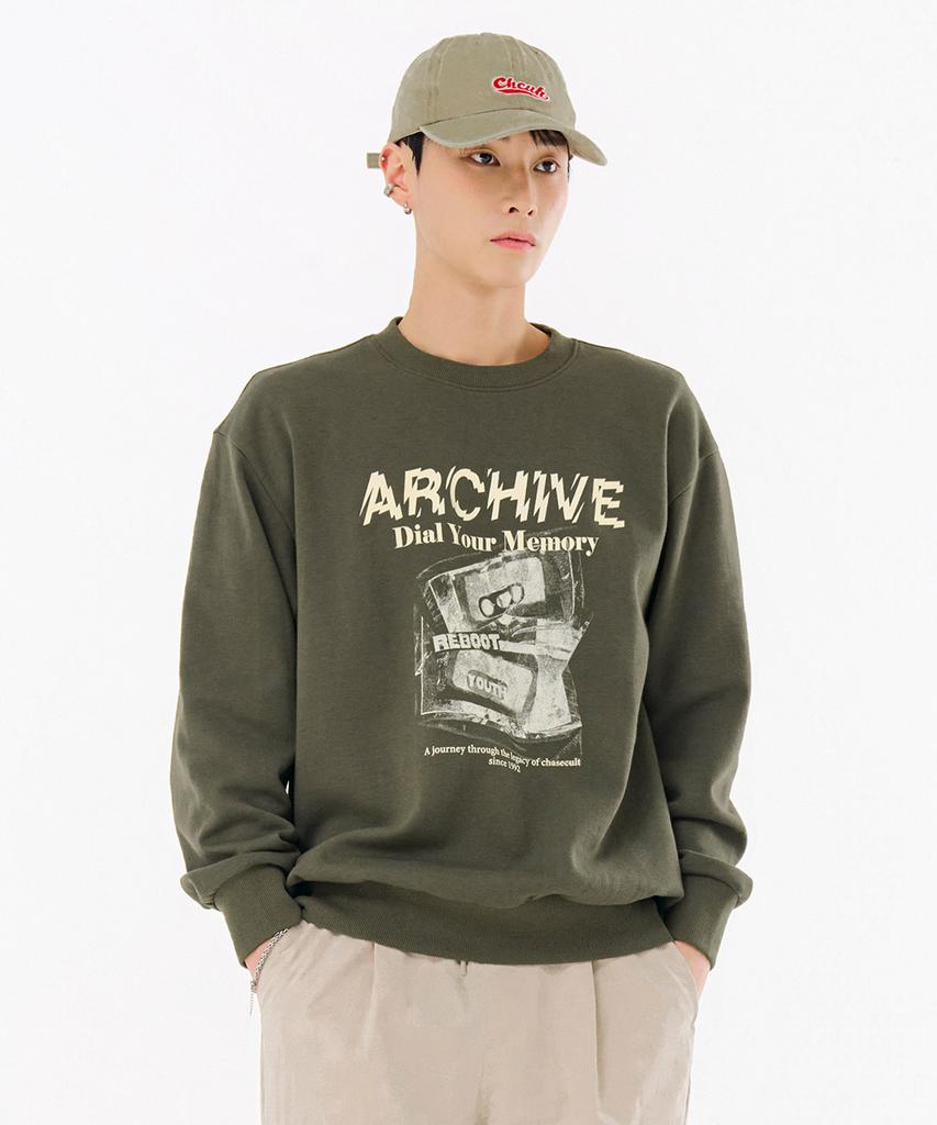 CHASECULT Men'S Retro Graphic Sweatshirt-Fark5118B0V
