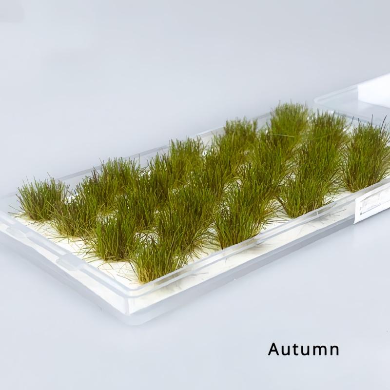 1Pc Grass Cluster Model Grass Cluster Terrain Model Kit Resin Static Landscape Model Christmas and Halloween Gift