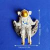 2 Pcs Creative Astronaut Magnetic 3D Resin Refrigerator Stickers - Personalized Astronaut Decoration for Your Fridge