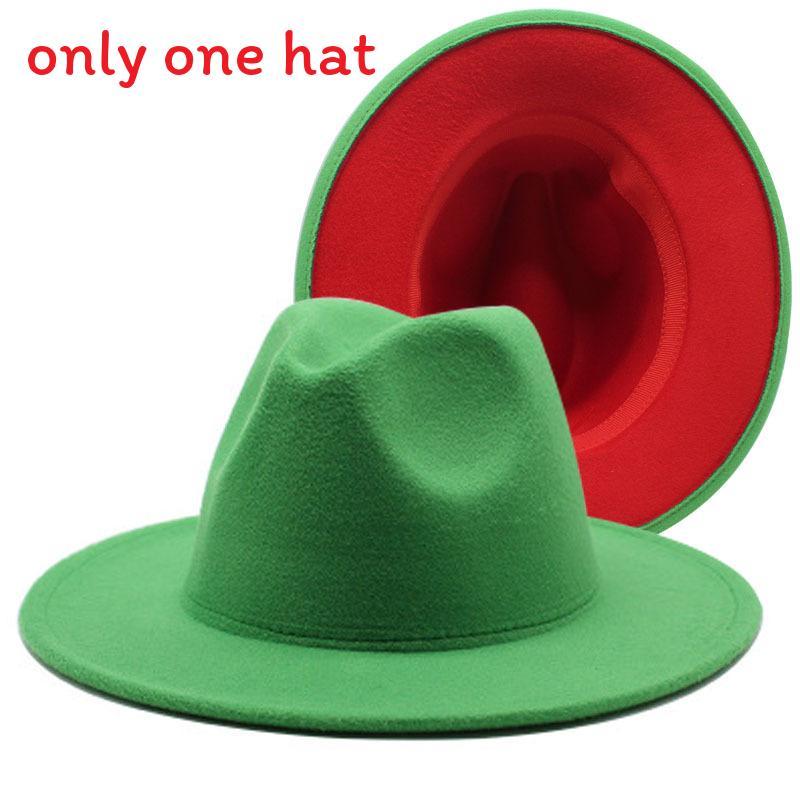 Vintage Woll-Fedora-Hut mit breiter Krempe für Herren Damen Sommer Sonnenschutz