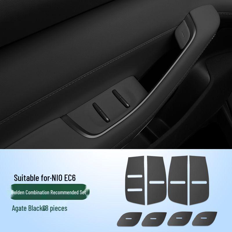 23-26 Nio ES6/EC6 Door Switch Leather Protective Stickers for Interior Modification