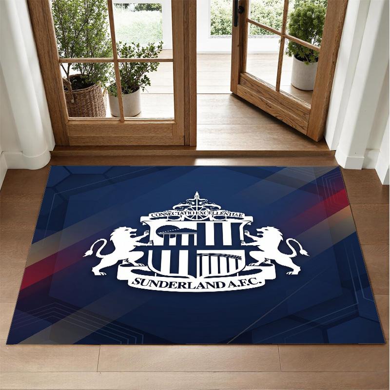 Sunderland Design Crystal Velvet Rug Soft Decorative Mat for Bedroom Entrance