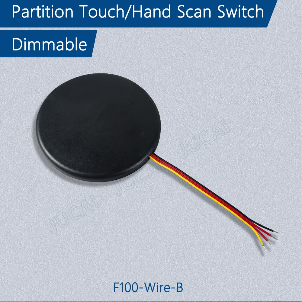 5V 12V 24V LED Dimmable Touch Sensor Switch Penetrating Wood Panel 8cm Smart Home Dimmer for Lighting Control Hand Scan Switch
