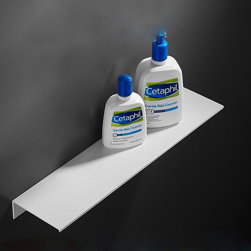 Wall-Mounted Aluminum Bathroom Storage Shelf