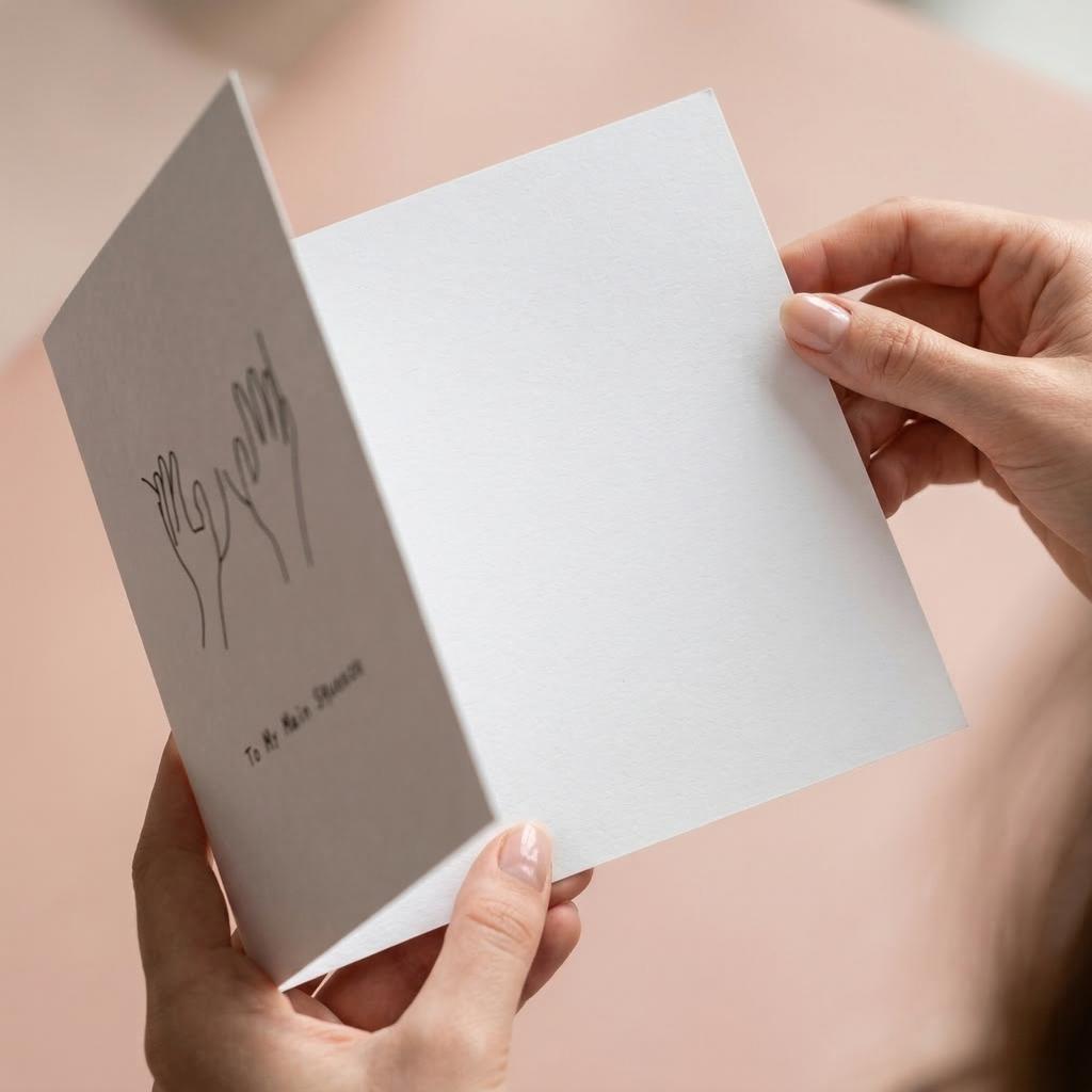 Main Card With Blessing And Confession Message, 4.5 Inches