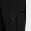 Adidas Solid Color Logo Print Elastic Waist Straight Leg Track Pants Men Bottoms Black HN8961