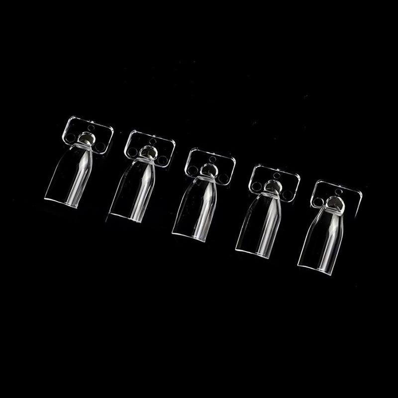 50Pcs Transparent Nail Art Display Swatch Uv Gel Nail Tips Color Card Magnetic Nail Plate Template Plate Easy To Disassemble