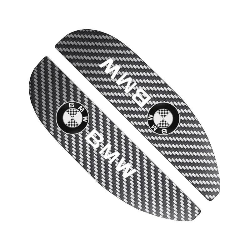 2pcs Car Rear View Mirror Sticker Rain Eyebrow For BMW 50th Kith 5 Series F20 E39 F10 F30 E90 E46 E60 G60 X5 E87 F11 G20 G32 G30