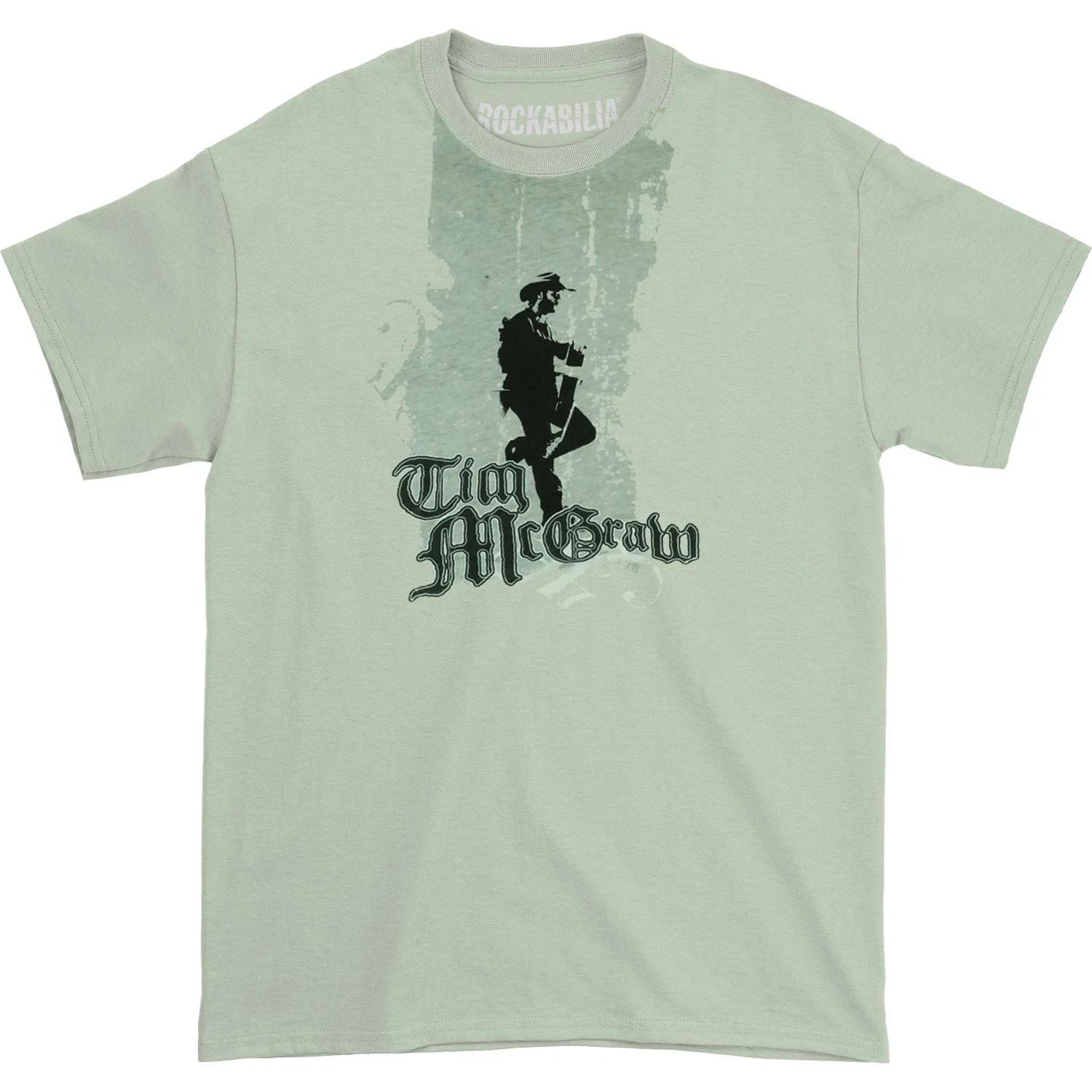 Men s Tim Mcgraw Slim Fit T-shirt Large Cream S