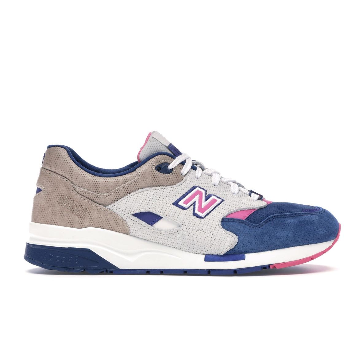 

Кроссовки унисекс New Balance Ronnie Fieg x Kith x 1600 Daytona Разноцветные Бежево-Синие CM1600KH