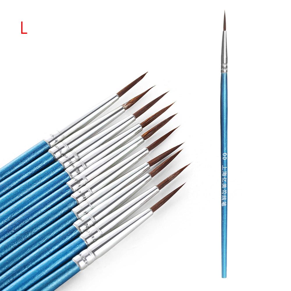 1Set Acrylic Painting Pen Fine Hand Painted Thin Hook Line Pen Drawing Art Pen Paint Brush Nylon Brush Art Supplies