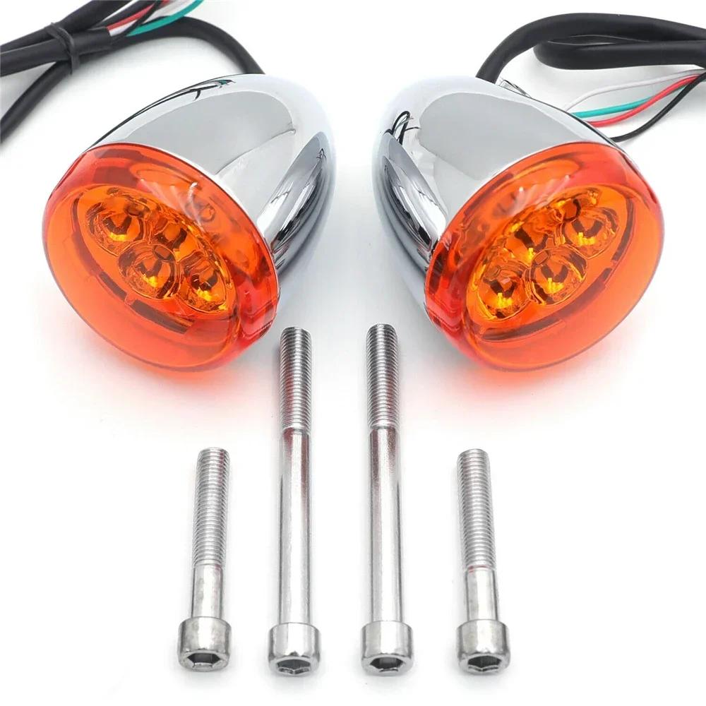 Turn Signal Light Indicator Rear For Harley Davidson Sportster XL883 XL1200 FXD FXS Motorcycle Parts