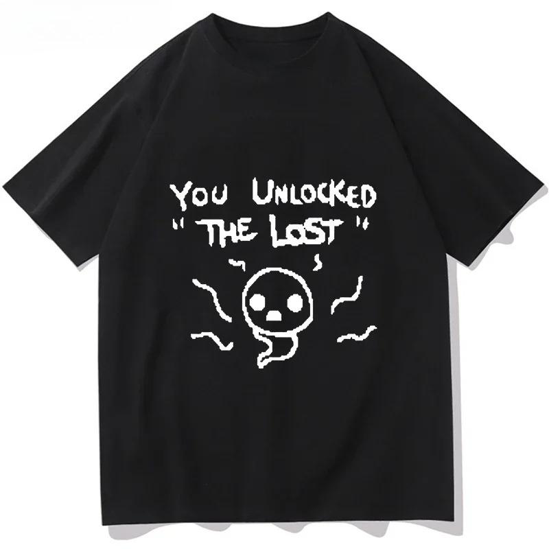 

Fashion Binding of Isaac You Unlocked The Lost TShirt Vintage Graphic T Shirts Women Classic ONeck Short Sleeve T Shirt Clothes 4XL