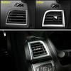 2X For Ford Explorer 2016-2019 Matte Dashboard Side Air Vent Outlet Cover Trim