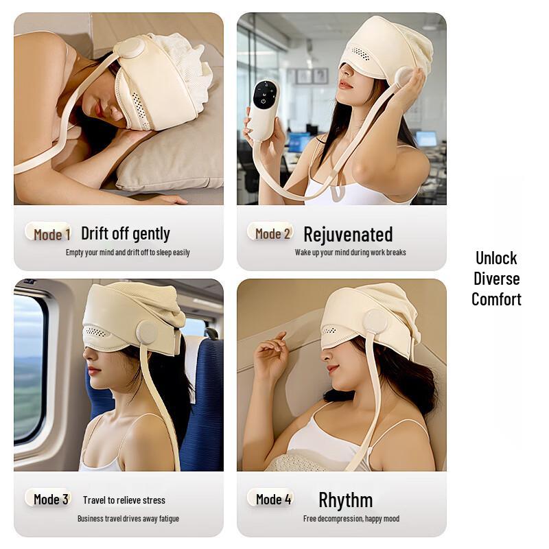 Integrated Head & Eye Airbag Massager