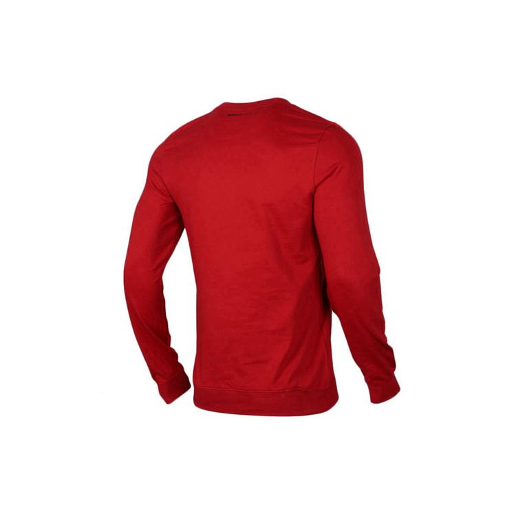 adidas Neo Sweatshirts Men's Red Crew Neck Moderate Regular EI6271