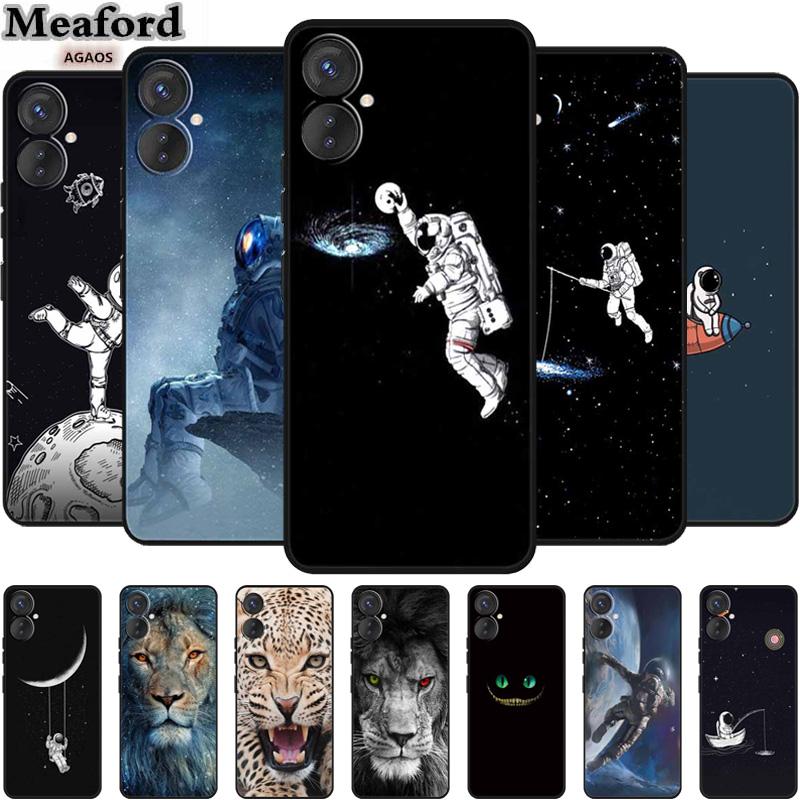 For Tecno Spark 9 Pro Case Astronaut Silicone TPU Soft Back Cover Cases For Tecno Spark9 Pro 9Pro KH7 KH7n Funda Spaceman Capa