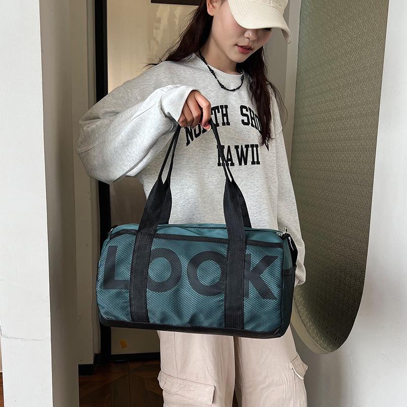 

Дорожная сумка с отделением для влажных и сухих вещей, спортивная сумка для йоги и фитнеса, сумка большой вместимости зелёный