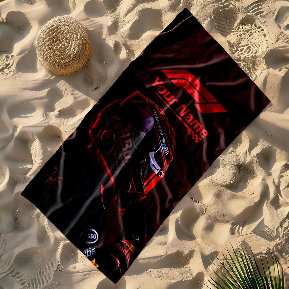 Oracle Bull Personalisiere deinen Namen Strandtuch Super Weich & Saugfähig Ideal für Reisen Outdoor Schwimmbad Yoga Surfen Camping Wandern Fitnessstudio Geschenk Urlaub