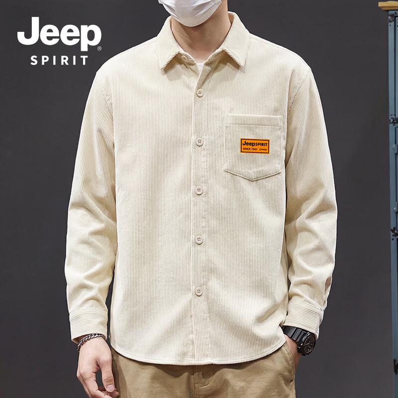 

Мужская повседневная рубашка с длинным рукавом оверсайз JEEP SPIRIT XL